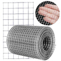 Hardware Cloth 1/4 in Galvanized Wire Mesh Roll (23 GA) Chicken Wire Fence Roll for Chicken Pen/coop Fences, Screen mesh, Rabbit/Snake Fences, Poultry enclosures, Handicraft Ma 4in×10ft - size: 4In x 10Ft