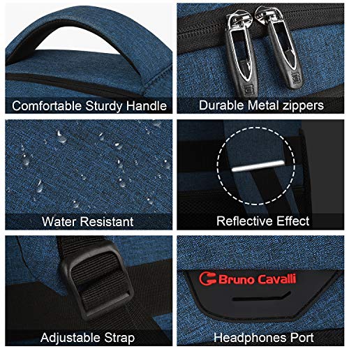 Laptop Backpack,Business Travel Anti Theft Slim College Backpack | Water Resistant Durable Computer Bag Gift for Women & Men Fits 15.6 Inch Laptop and Notebook - Blue - color: Blue, size: 15.6 Inch, style: Laptop