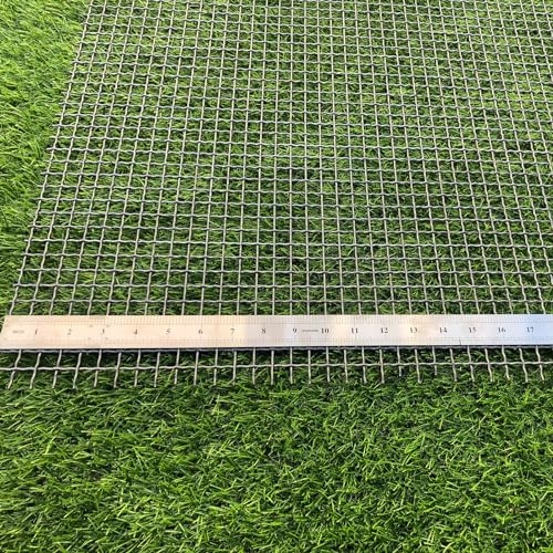 15 Gauge Strong Galvanized Woven mesh 40"X24" 1/2" mesh|Delivered Flat|Poultry cage Netting -Anti-Rodent Steel mesh Crimped mesh Snake Fence Chicken Wire Fencing-Corrugated Wire - style: 15Ga Hole 1/2"