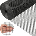 19-Gauge Galvanized Hardware Cloth, 1/2 in Mesh, 48 in x 100 ft | 1/2-inch welded wire mesh roll for chicken coops, garden barriers, tree guards, cage repairs and DIY screens - color: Black, size: 1/2in x 48in x 100ft