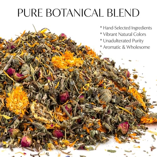 Sukh 10oz Chicken Nesting Herbs - Poultry Herb Blend and Hemp Bedding | Chicken Coop Accessories for Hens Ducks, Nesting Box Pads, Roosting Bars, Winter Coop Decor and Poultry Habitat Supplies