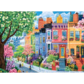 500 Pieces Puzzles for Adults, Spring Puzzle for Adults Elderly, Colorful Street Jigsaw Puzzle, Recycled Paper Puzzle 500 Pieces, Family Activity Game Nights Gifts 20.5x15 in | Recycled Paper Puzzle 500 Pieces, Family Activity, Game Nights Gifts, 20.5x15
