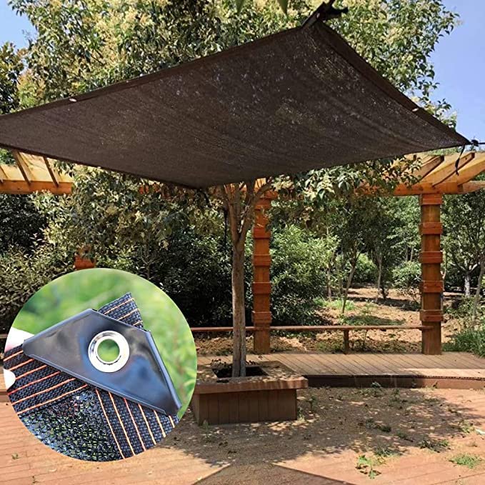 winemana 40% Black Shade Cloth, 20 x 30 FT Durable Mesh Tarp with Grommets, Resistant Garden Sun Shade Netting, Shading Antifreezing for Pergola, Greenhouse, Plants Growing, Chicken Coop - size: 40%-20 FT x 30 FT