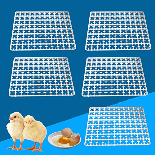 Portable 5pcs 88 Eggs Incubator Tray, Chicken Duck Tray Egg Hatcher Storage Container for Home Farm Nestling Hatching