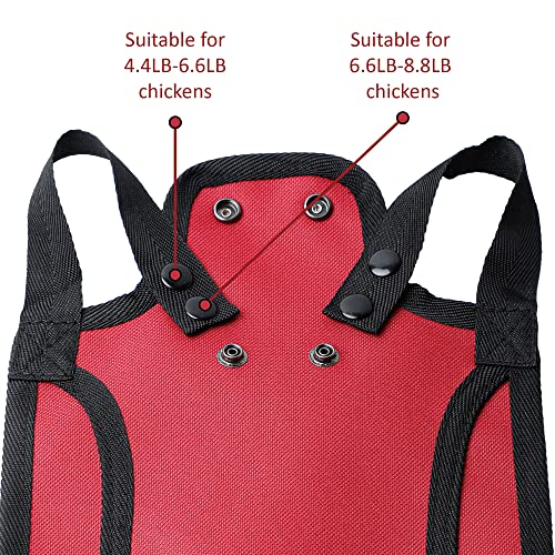 Chicken Saddle for Hens, 4 Pack Chicken Apron With Adjustable Strap, Protective Poultry Clothes for Chickens, Feather Protector for Back and Sides