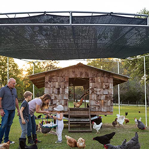 Shade Cloth- 90% Sunblock Net for Garden Patio,Shade Sails -for Plants Outdoor Pergola Lawn Sun Protection Covers for Chicken Coop, 3x12 FT - size: 3'x12'