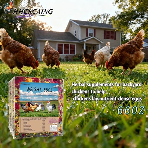 66oz Premium Nesting Herbs, Aromatic Blend for Chicken Coop & Nest Boxes | 8 herbal flower blend, calms laying hens, removes coop odors, boosts consistent egg production & improves egg quality - size: 66 oz