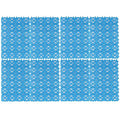 kathson Rabbit Cage Mat Floor Plastic Mats Feet Pads for Pet Cats Dogs Bunny Hamster Rat Chinchilla Guinea Pig (8 Pack) - size: 8 Pack
