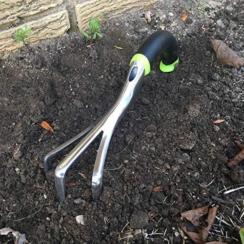 Radius Garden 10311 Ergonomic Aluminum Hand Cultivator, Red - style: Cultivator