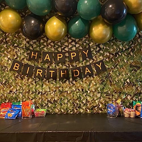 LOOGU Camo Netting, Camouflage Net Blinds Great for Sunshade Camping Shooting Hunting - color: Woodland Camo, size: 1.5x10M=5x32.8ft