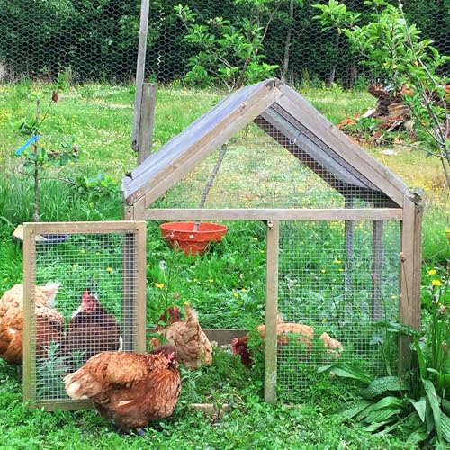 16'' x 40' Hardware Cloth 1/2 inch 19 Gauge, Hot-dip Galvanized After Welding, Chicken Coop Wire Fence Wire Mesh Screen, Rabbit/Snake Fences, Netting Wire Cloth Galvanized Wire Mesh Roll - size: 1/2 inch 16in x 40ft-Silver