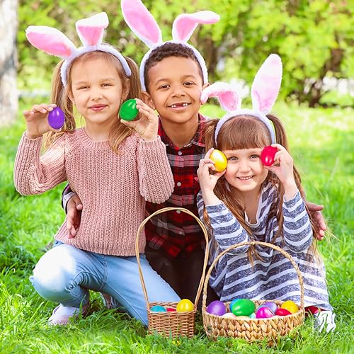 Giraffe 150 Pack Fillable Easter Eggs Bulk – Multi Color Empty Plastic Eggs for Kids - Easter Basket Stuffers for Kids Egg Hunt Prizes Party Favors Classroom Prizes Treasure Box Toys