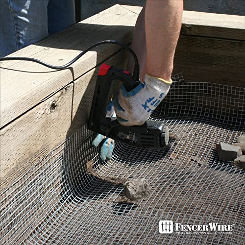 Fencer Wire 19 Gauge Hardware Cloth Metal Wire Mesh 1/2" x 1/2", Galvanized Welded Cage Wire Poultry Netting Square Chicken Snake Fencing Gopher Fence Racoons Rabbit Pen Gutter - size: 2 ft. x 5 ft.