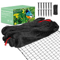 BSTPCOO Bird Netting 25'x100' with 3/4" Mesh Nylon Chicken Net Roof Hawk | Poultry Netting for Chicken Run, Aviary Net with Cable Ties, Garden Netting for Blueberry Bushes, Fruit Trees, Vegetable - size: 25'×100'-3/4''