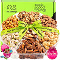 NUT CRAVINGS Gourmet Collection - Easter Treats (7 Piece Assortment) | Candies & Dried Fruit Nuts Gift Basket with Happy Easter Ribbon, Candy Filled Egg, Food Assortments + Bunny - style: 1. Deluxe Easter Ribbon - (7 Piece Assortment)