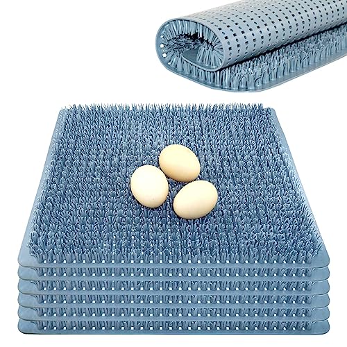 Washable Chicken Nesting Pads for Laying Eggs, Silicone Nesting Pads -6Pack - size: 6PCS