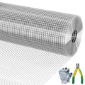 Hardware Cloth 1/2" x 1/2" 16 in x 50 ft, 19 Gauge Chicken Wire Fence, Welded Wire Fencing Mesh Roll with Cutting Plier & Gloves for Garden, Coop & Pet Enclosures