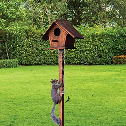 Scram,Squirrel by Slinky,Squirrel-Proof Bird Feeder Accessory that Guards Bird Seed,Kids Toys for Ages 5 Up by Just Play,(Pack of 2) - size: Small (Pack of 2)