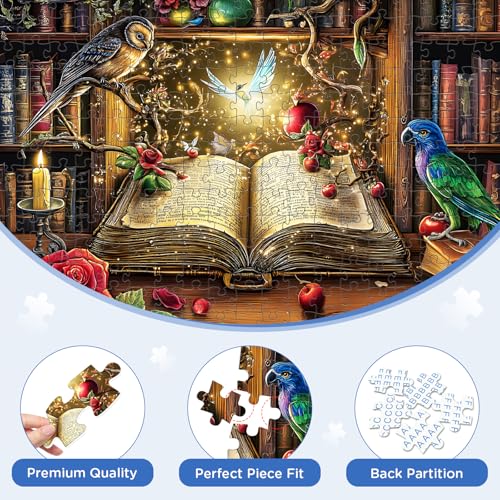 300 Pieces Puzzle for Adults, Magic Book Jigsaw Puzzle - style: Magic Book