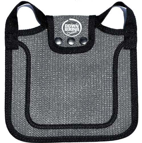 DOWN UNDER OUTDOORS Medium-Large Chicken Saddle Hen Apron Saver (Gray Mesh) - color: Grey Mesh