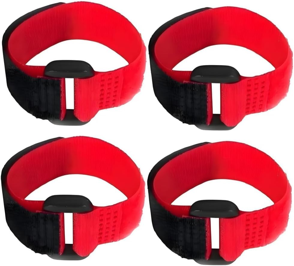4Pcs Crow Rooster Collars, Adjustable Nylon Anti-Noise Neck Belt for Chickens and Poultry Birds, Humane Crow Collar to Prevent Screaming, Chicken Collar Harness Set