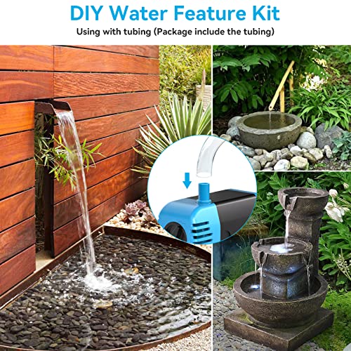 Solar Water Pump 12W, Solar Water Fountain Pump with 160GPH Submersible Pond Pump Adjustable Flow for Solar Fountain, Pond, Fish Tank, Garden, Pool, Water Features - size: 12W