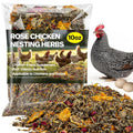 Sukh 10oz Chicken Nesting Herbs - Poultry Herb Blend and Hemp Bedding | Chicken Coop Accessories for Hens Ducks, Nesting Box Pads, Roosting Bars, Winter Coop Decor and Poultry Habitat Supplies