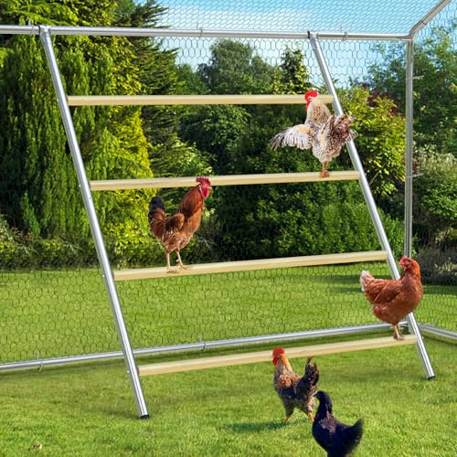 Chicken Coop Roosting Perch,Perfect for Backyard Poultry,Chicken Perch Essentials,Easy to Assemble&Clean,Farm Chicken Toys (56" L x 41.5" W) - size: 56" L*41" W-1pcs
