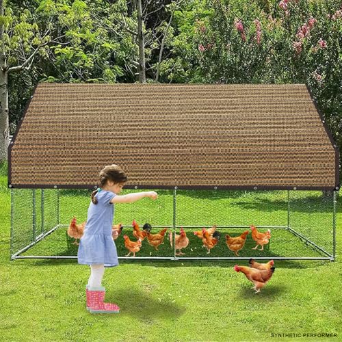 Shade Cloth for Garden,80% Mesh Tarp with Grommets Shade Cloth for Greenhouse,Patio,Vegetables,Plants Cover and Chicken Coops,Coffee Shade Net for Outdoor Garden - size: 3×6FT