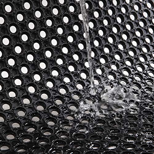 Outside Rubber Floor Mats Anti Slip Commercial Resturant Drainage Mat | 60"x35" Heavy Duty Outdoor Mat for Kitchen Garage Garden Patio Indoor Outdoor Entrance Industrial Pool Bar Wet Area - size: 60x35 inches