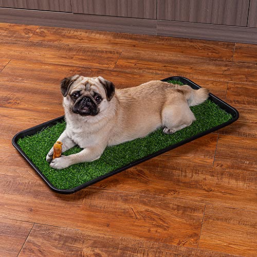 Boot Tray Black, 40x20 in - Waterproof Shoe Mat, Recycled Material | 1.25 in raised edge traps mud, water & snow - ideal for entryway, mudroom, garage, porch or car trunk - style: Black