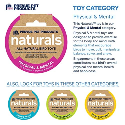 Prevue Pet Products Naturals Physical & Mental Princess Bird Toy 62553