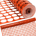 Houseables Plastic Mesh Fence, Construction Barrier Netting, Orange, 4'x100' Feet, 1 Roll, Garden Fencing, Fences Wrap, Above Ground, for Snow, Poultry, Chicken, Safety, Deer, Patio, Garden Netting - color: Orange