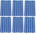Saguaro Acres Rabbit Cage Resting Mat - Pack of 6 (Blue) - color: Blue