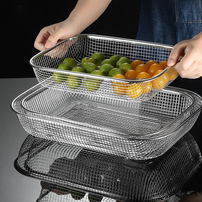 Utensil Drying Rack, 2 Pack Utensils Holder Dishwasher Silverware Basket | Compact Dish Rack, Kitchen Counter Drainer, Chopsticks, Spoons, Forks, Knifes Drainer Organizer - size: 2pcs Medium