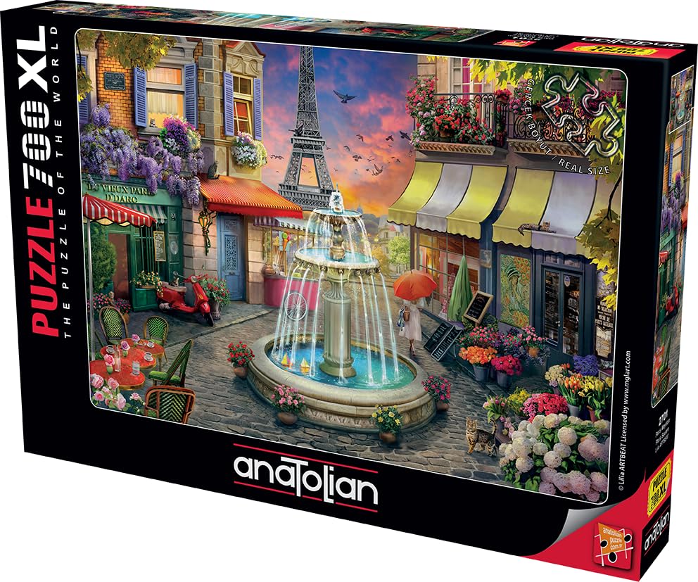 Anatolian Puzzle - Paris Square, 700 Piece Puzzle, #2701 - color: Paris Square
