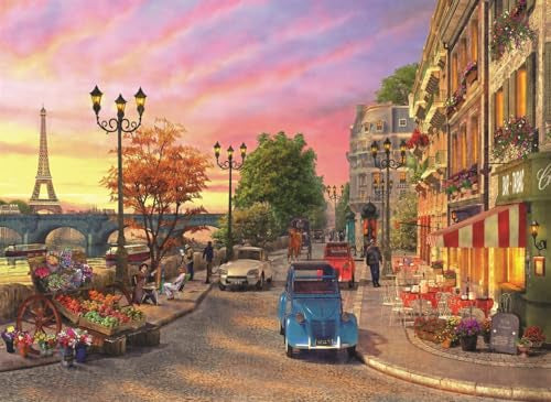 Anatolian Puzzle - Seine Sunset, 1000 Piece Jigsaw Puzzle, #1004 - color: Seine Sunset
