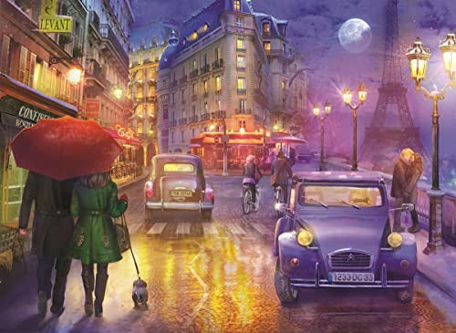 Anatolian Puzzle -Paris at Night 1000 Piece Jigsaw Puzzle # 1070 - color: Paris at Night